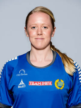 Damfotbollsspelaren Jenny Nauwelaerts de Agé, målvakt,