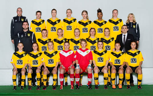 Spelare i damfotbollslaget Älta