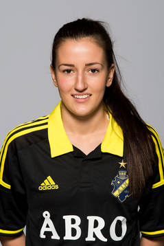 Damfotbollsspelaren Daniella Novakovic, AIK