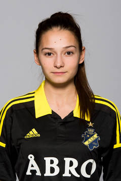 Damfotbollsspelaren Eldina Ahmic, AIK