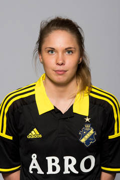 Damfotbollsspelaren Helén Holmgren, AIK