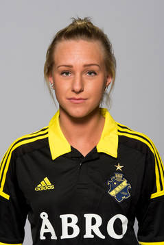 Damfotbollsspelaren Sarah Fredriksson, AIK