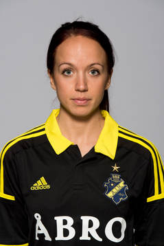 Damfotbollsspelaren Malin Levenstad, AIK
