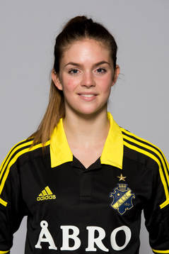 Damfotbollsspelaren Lisa Petersson, AIK