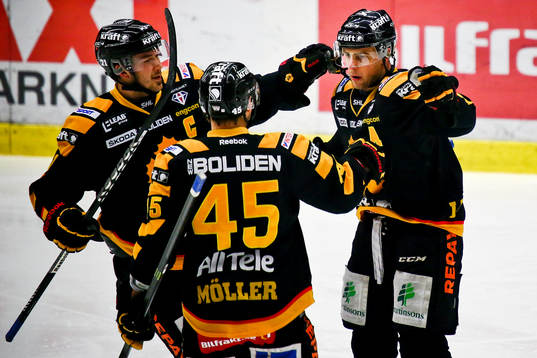 Skellefteås Joakim Lindström, Jimmie Ericsson och Oscar