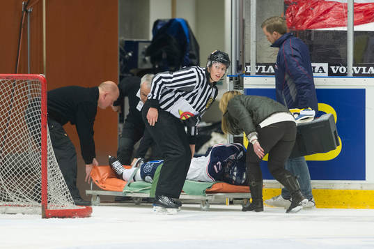 Linköpings Mathilda Andersson skadades