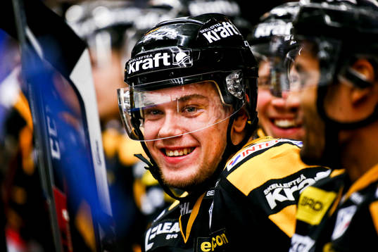 Skellefteås Viktor Arvidsson är glad