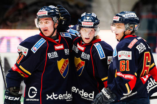 Djurgårdens  David Lidström, Nicklas Heinerö och Markus