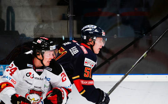 Malmö Redhawks Marcus Olsson och Djurgårdens David