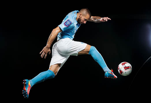 Malmö FFs Guillermo Molins fotad