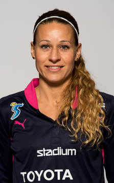 Damfotbollsspelaren Charlotte Rohlin, Linköping