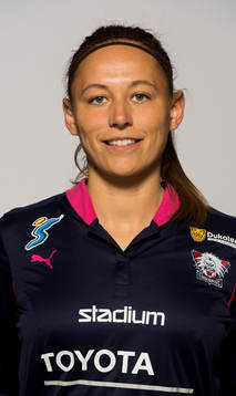 Damfotbollsspelaren Mariann Gajhede Knudsen, Linköping