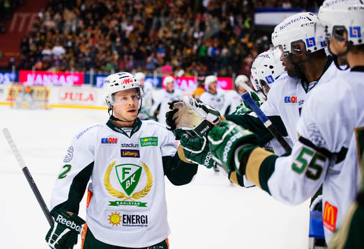 Färjestads Joakim Hillding jublar