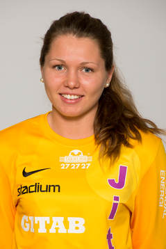 Damfotbollsspelaren Jennifer Falk, målvakt, Jitex
