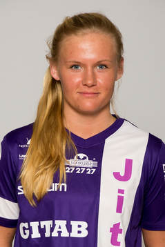 Damfotbollsspelaren Hanna Brorsson Jitex