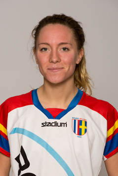 Damfotbollsspelaren Amanda Hallesjö, Hovås/Billdal