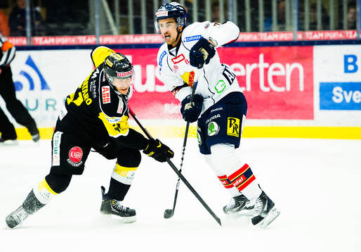 Västerås Matt Fornataro  och Djurgårdens  Nils Andersson