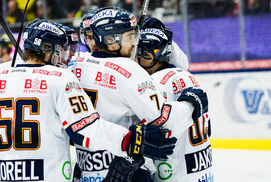 Djurgårdens spelare jublar