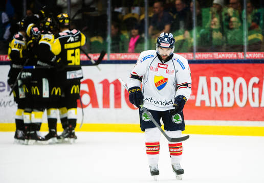 Djurgårdens Steve Saviano deppar