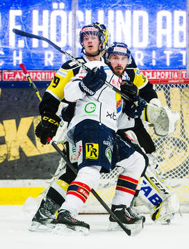 Västerås Andreas Lindh  och Djurgårdens  Mikael Ahlén