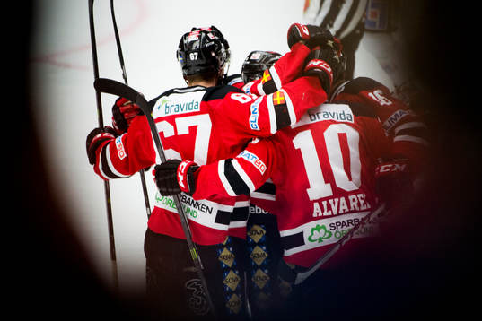 Malmö Redhawks firar Robin Alvarez