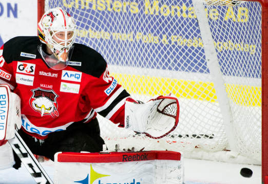 Malmö Redhawks målvakt Pontus Sjögren