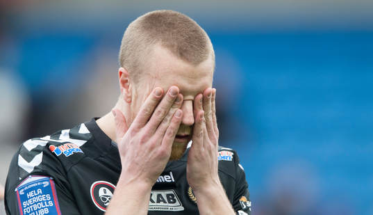 Gais Björn Andersson i matchen i Svenska Cupen mellan