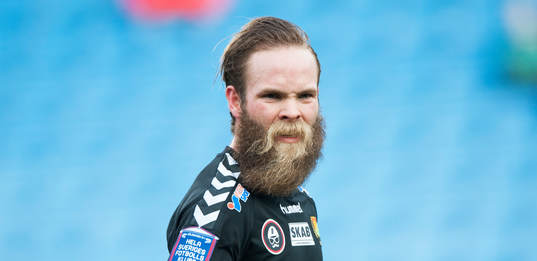 Gais Asgeir Börkur Asgeirsson i matchen i Svenska Cupen