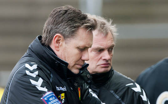 Gais tränare Thomas Askebrand och Kjell Pettersson i