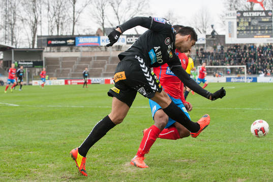 Gais rensar undan i matchen i Svenska Cupen mellan