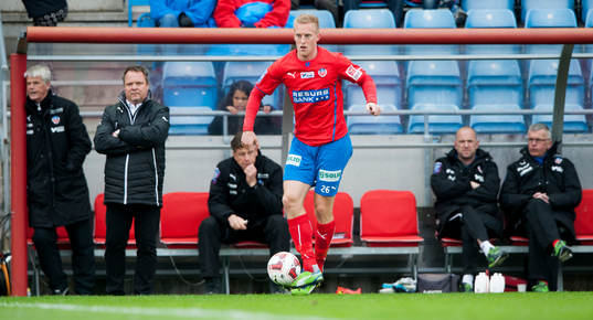 Helsingborgs Peter Larsson samt tränarduon Kalle