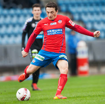 Helsingborgs Ardian Gashi i matchen i Svenska Cupen mellan