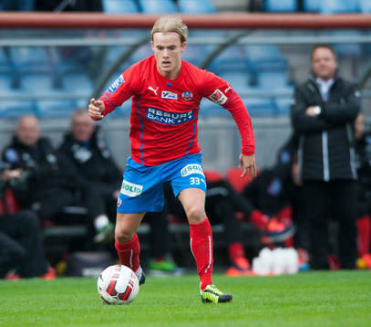 Helsingborgs Daniel Svensson i matchen i Svenska Cupen