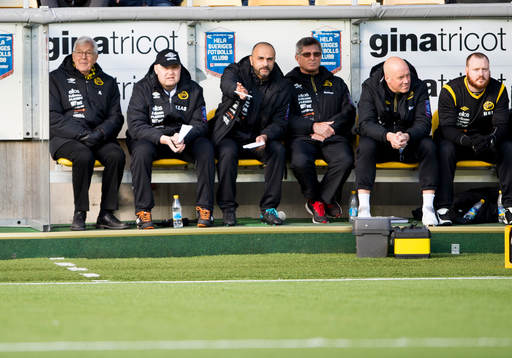 Elfsborgs manager Klas Ingesson och tränare Jan Mian på
