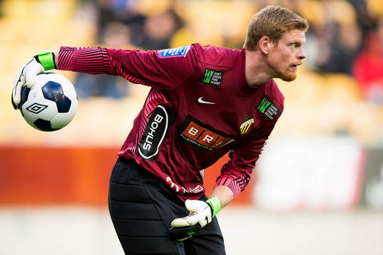 Häckens målvakt Christoffer Källqvist