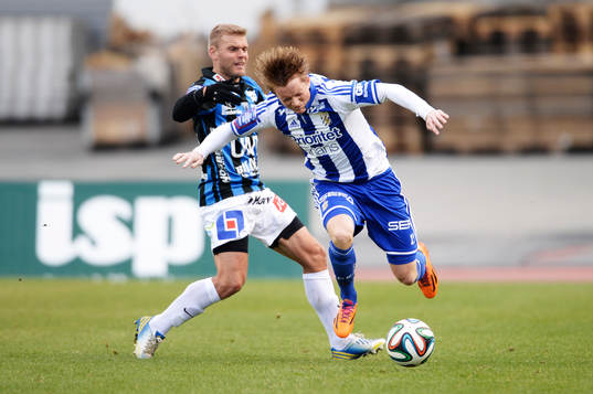 Sirius Johan Arneng  och IFK Göteborgs Sam Larsson