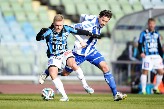 Sirius Johan Arneng  och IFK Göteborgs Philip Haglund