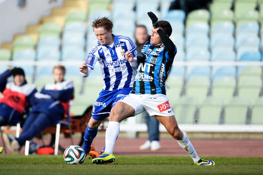IFK Göteborgs Sam Larsson  och Sirius Kerim Mrabti