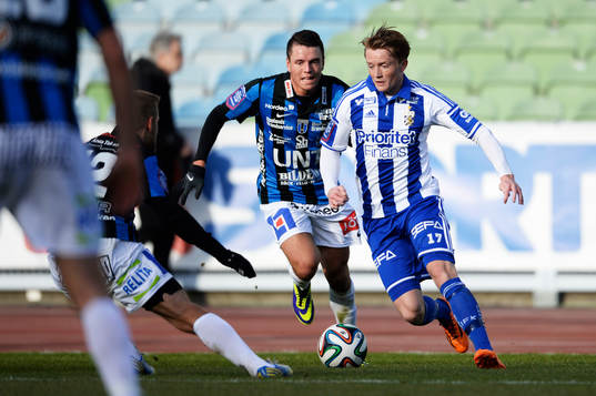 Sirius Kerim Mrabti och IFK Göteborgs Sam Larsson