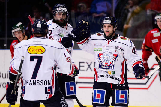Linköpings Pär Arlbrandt jublar