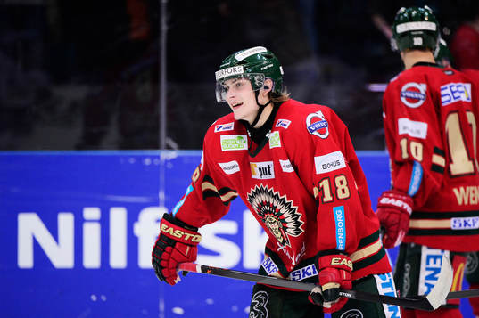 Frölundas Anton Blidh jublar