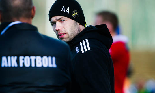 AIKs tränare Andreas Alm
