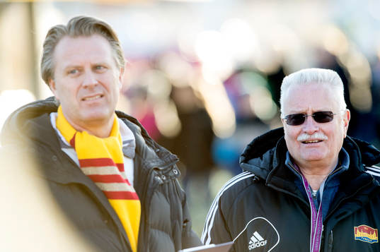 Tyresös ordförande Hans Lindberg och Hans Löfgren