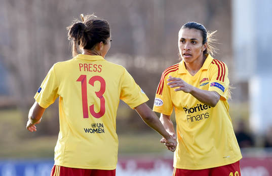 Tyresös Marta Viera Da Silva och Christen Press