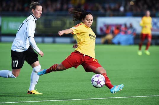 Tyresös Malin Diaz och Neulengbachs Jana Vojtekova