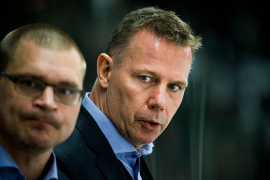 Malmö Redhawks assisterande tränare Björn Hellkvist och
