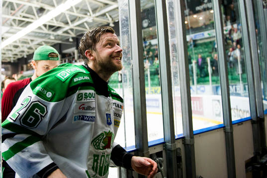 Rögles Jakob Johansson som gjorde sin 100e kvalseriematch