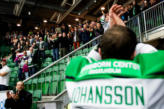 Rögles Jakob Johansson som gjorde sin 100e kvalseriematch