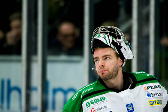 Rögles målvakt Kevin Lindskoug
