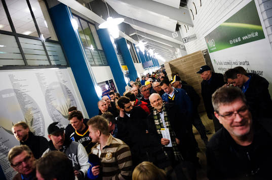 ABB Arena får utrymmas